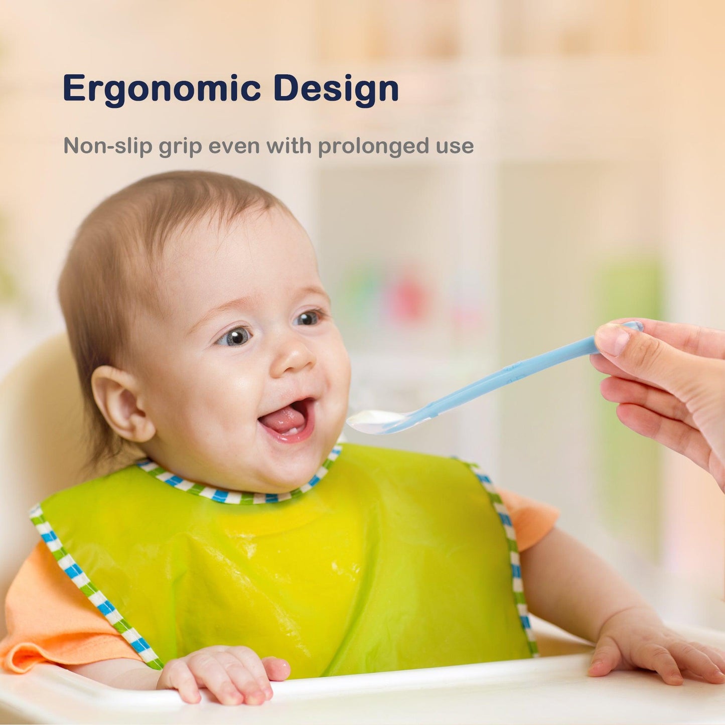 Baby Silicone Chewable Spoon: Ergonomic Design