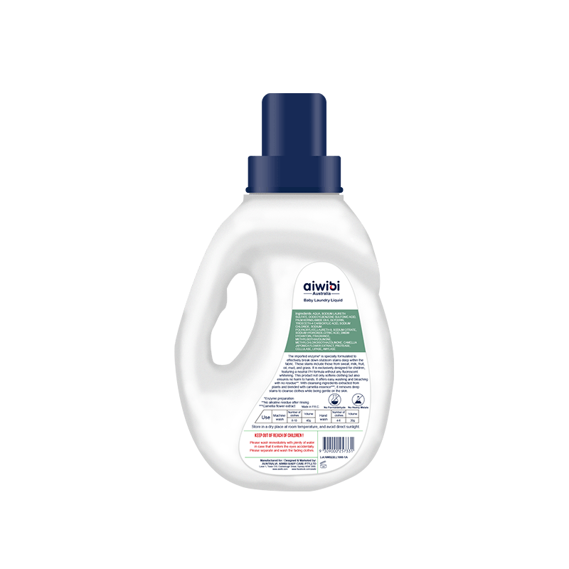 Product Information Behind Enzymes Baby Laundry Liquid