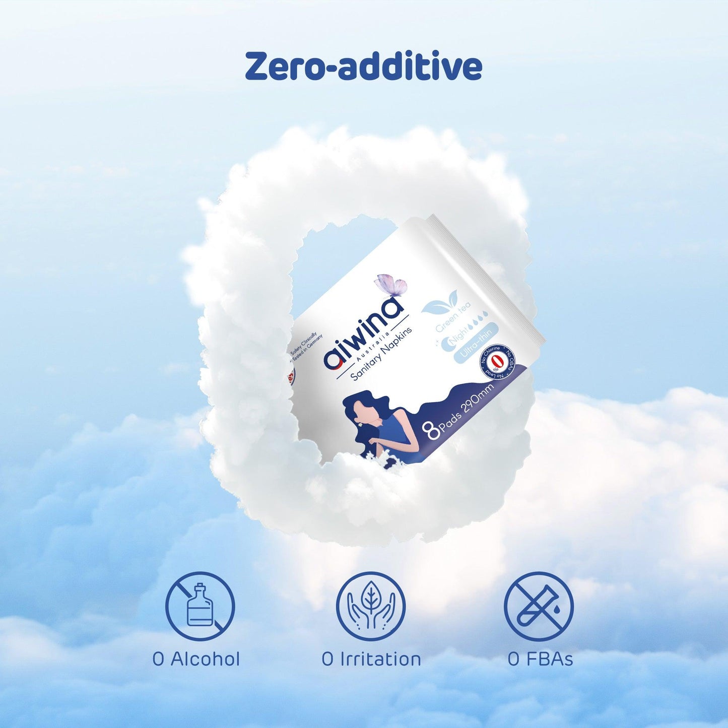 0 Additives Ultra-thin Sanitary Napkins