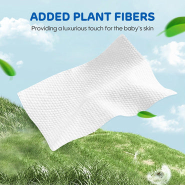 Aiwibi Gentle Soft Wipes Added Plant Fibers
