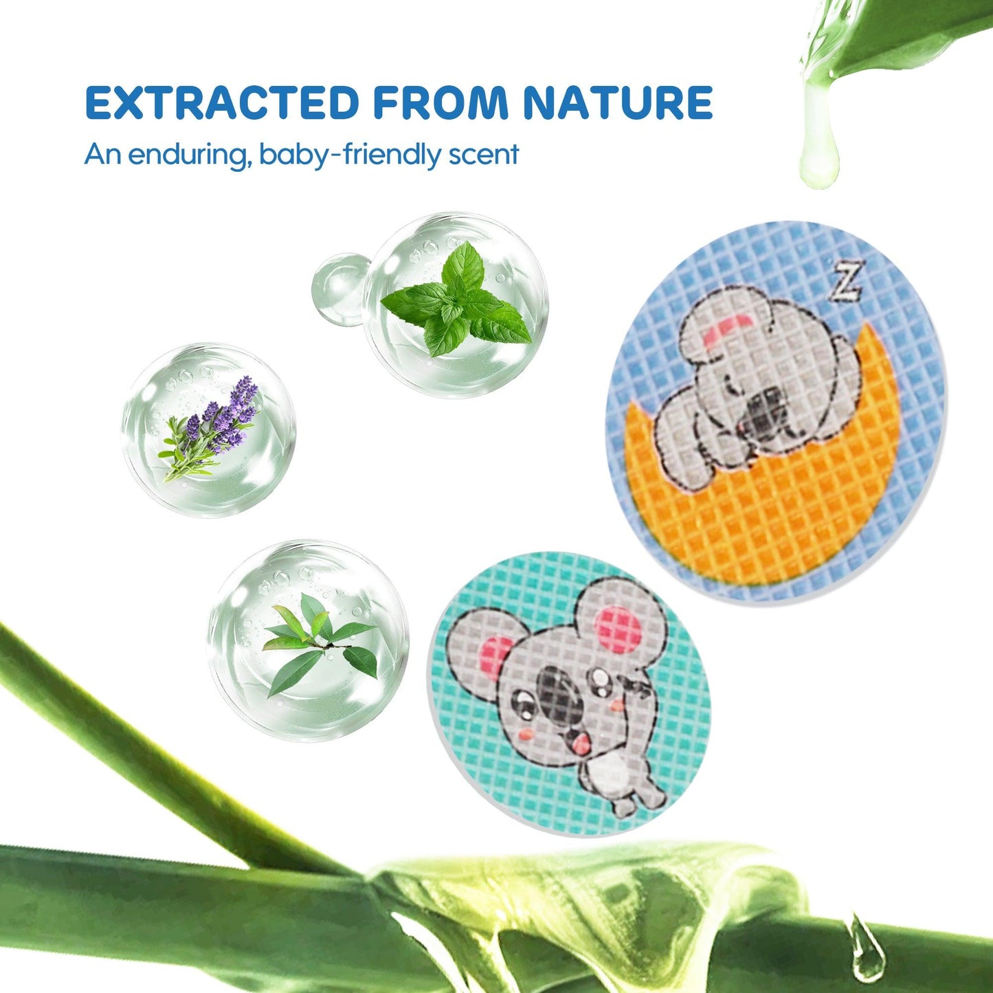 Aiwibi Baby Mosquito Repellent Patches:Extracted From Nature