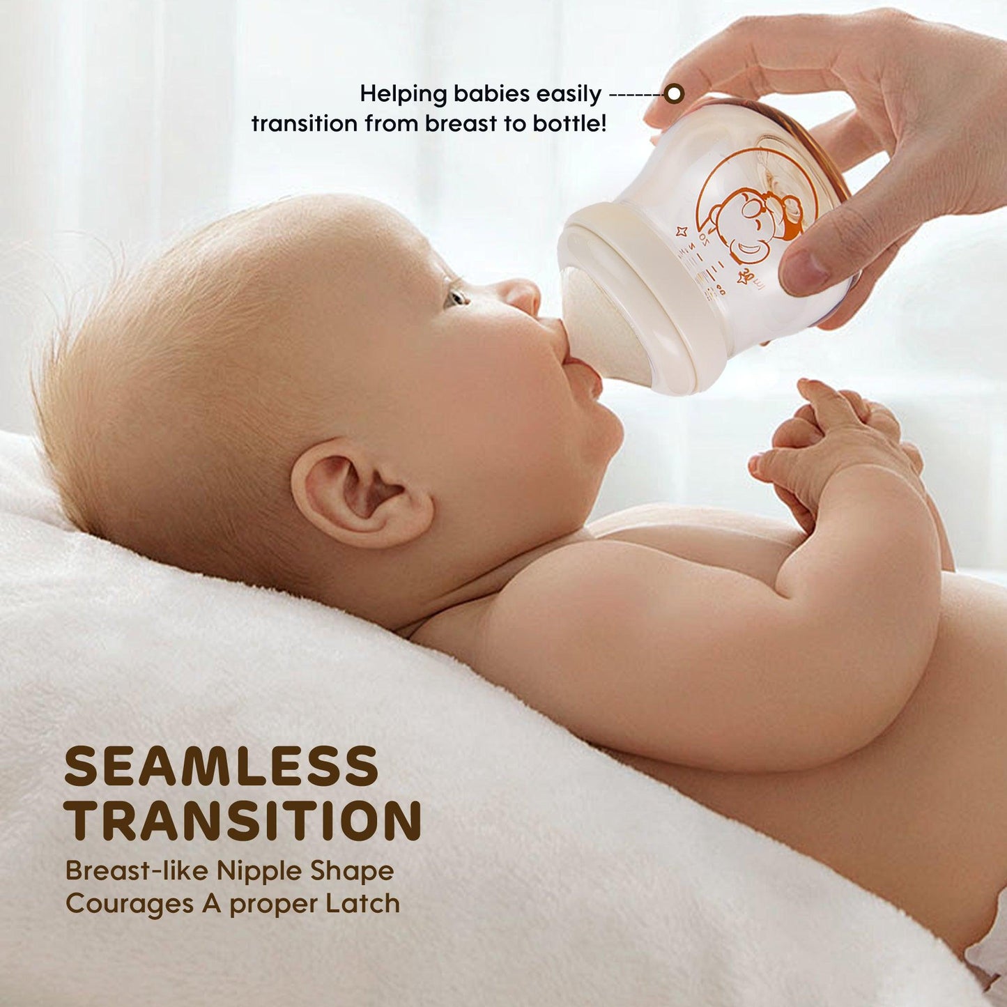 Tritan 120ml Feeding Bottle: Seamless Transition