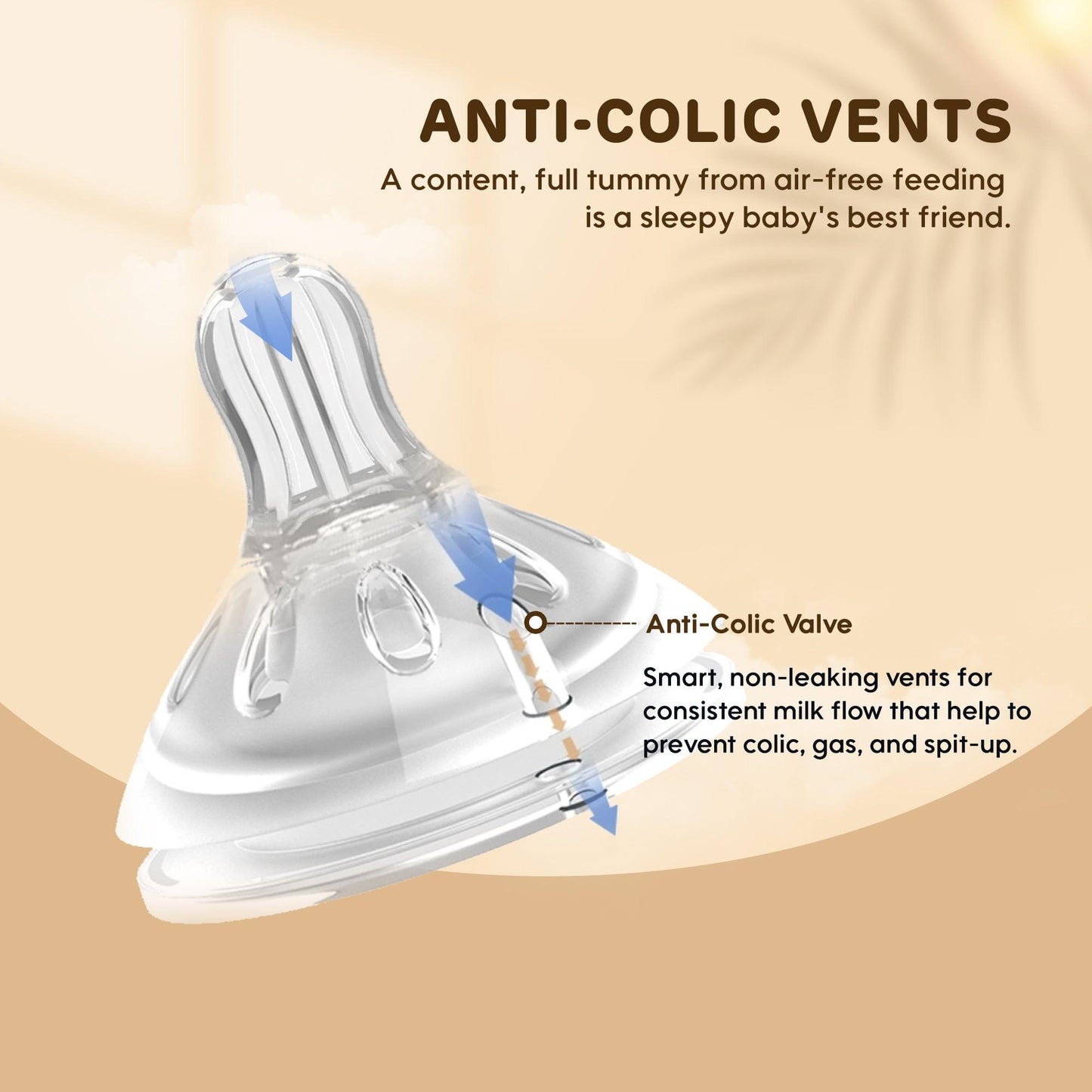 Tritan Shatter-Resistant Feeding Bottle with Anti-Colic Vents
