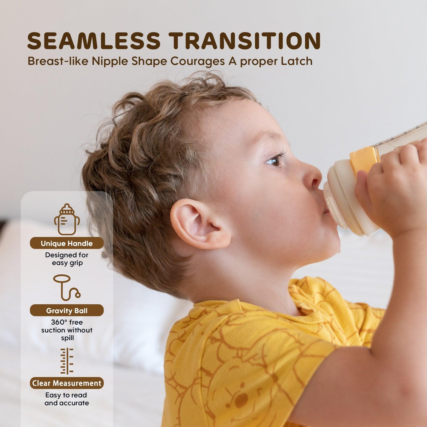 Tritan Shatterproof Feeding Bottle Design