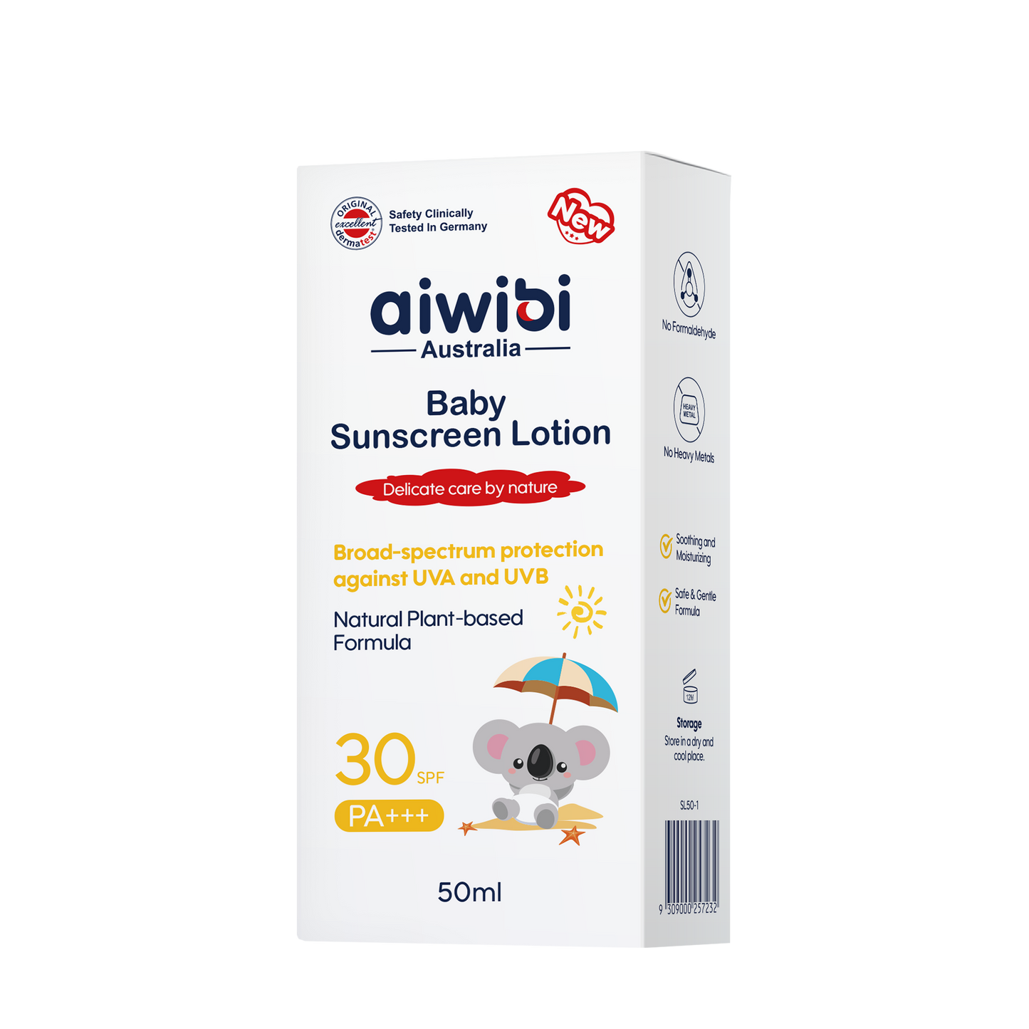 Aiwibi Baby Sunscreen, the trusted choice for protecting your baby's sensitive skin from the sun.
