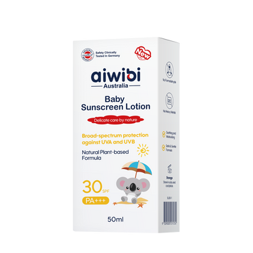 Aiwibi Baby Sunscreen, the trusted choice for protecting your baby's sensitive skin from the sun.