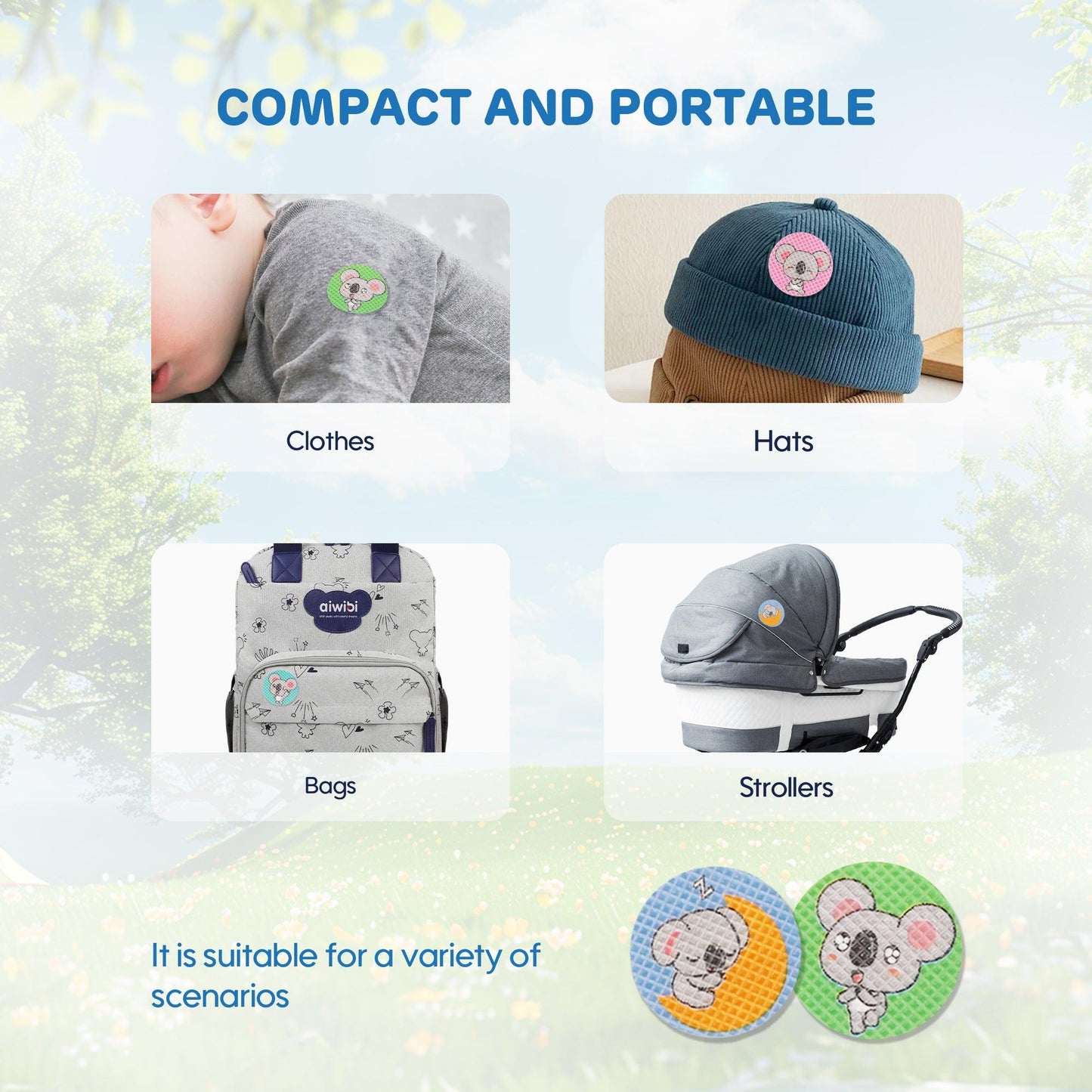 Aiwibi Baby Mosquito Repellent Can Be Used In A Variety Of Places