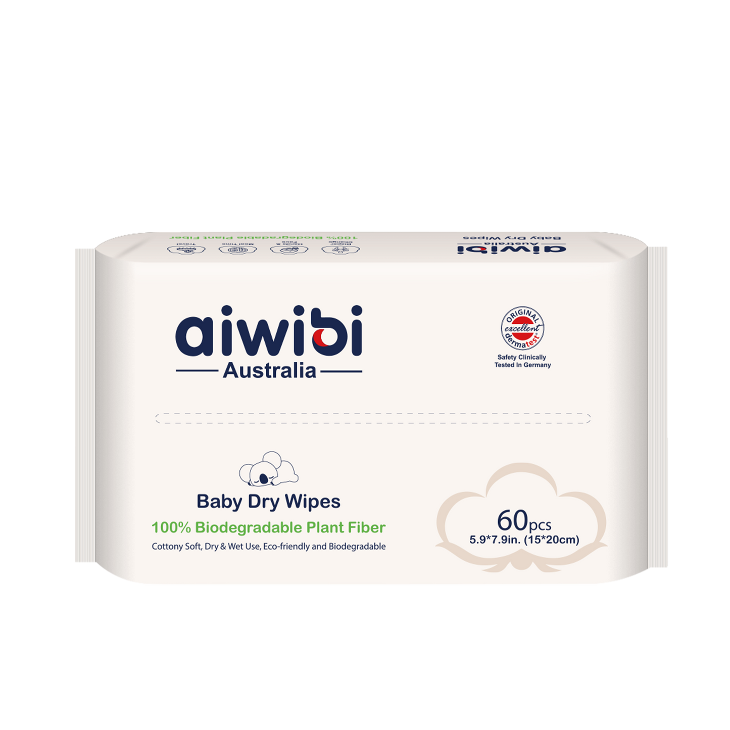 100% Biodegradable Dry Wipes