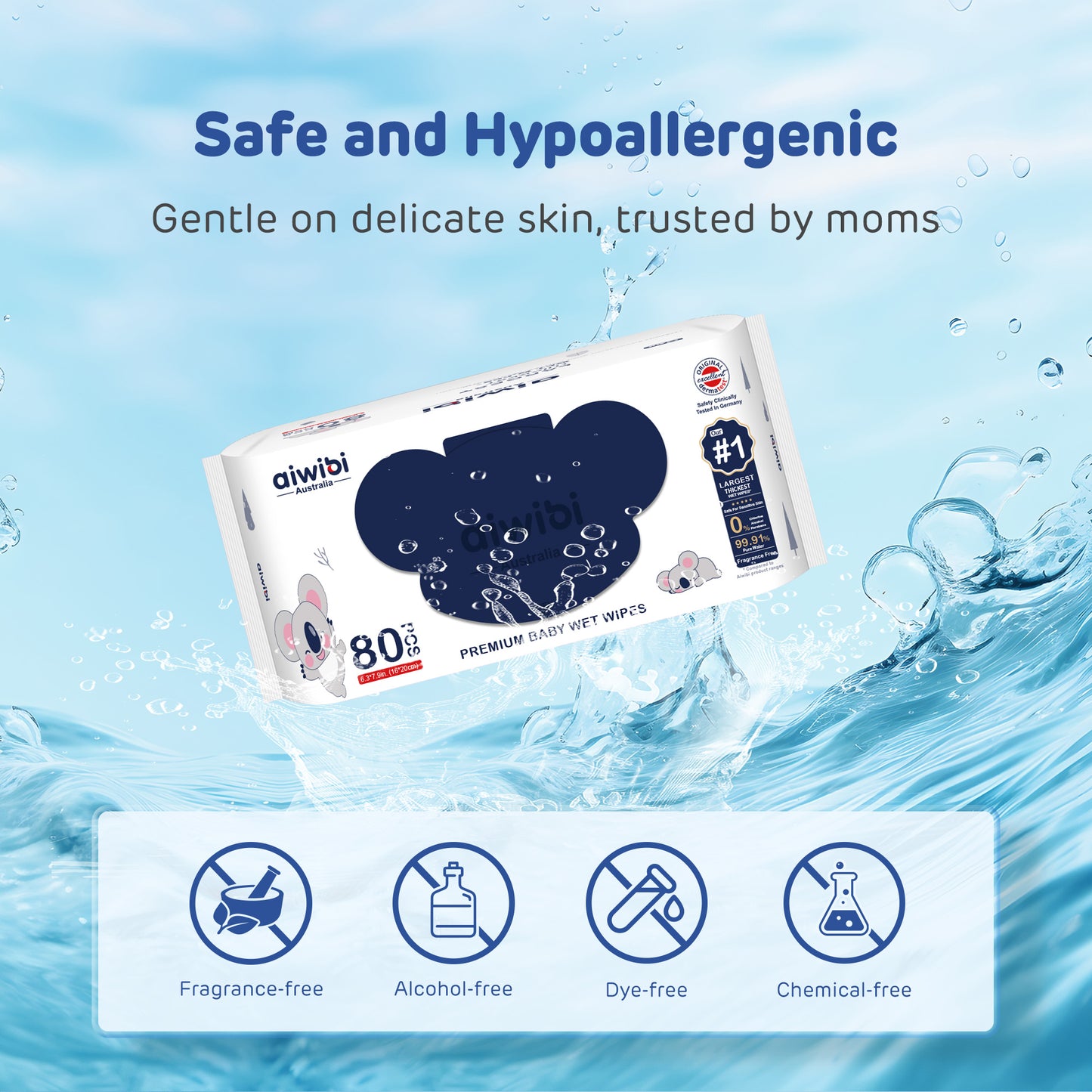 #1 Thickness Premium Baby Wet Wipes