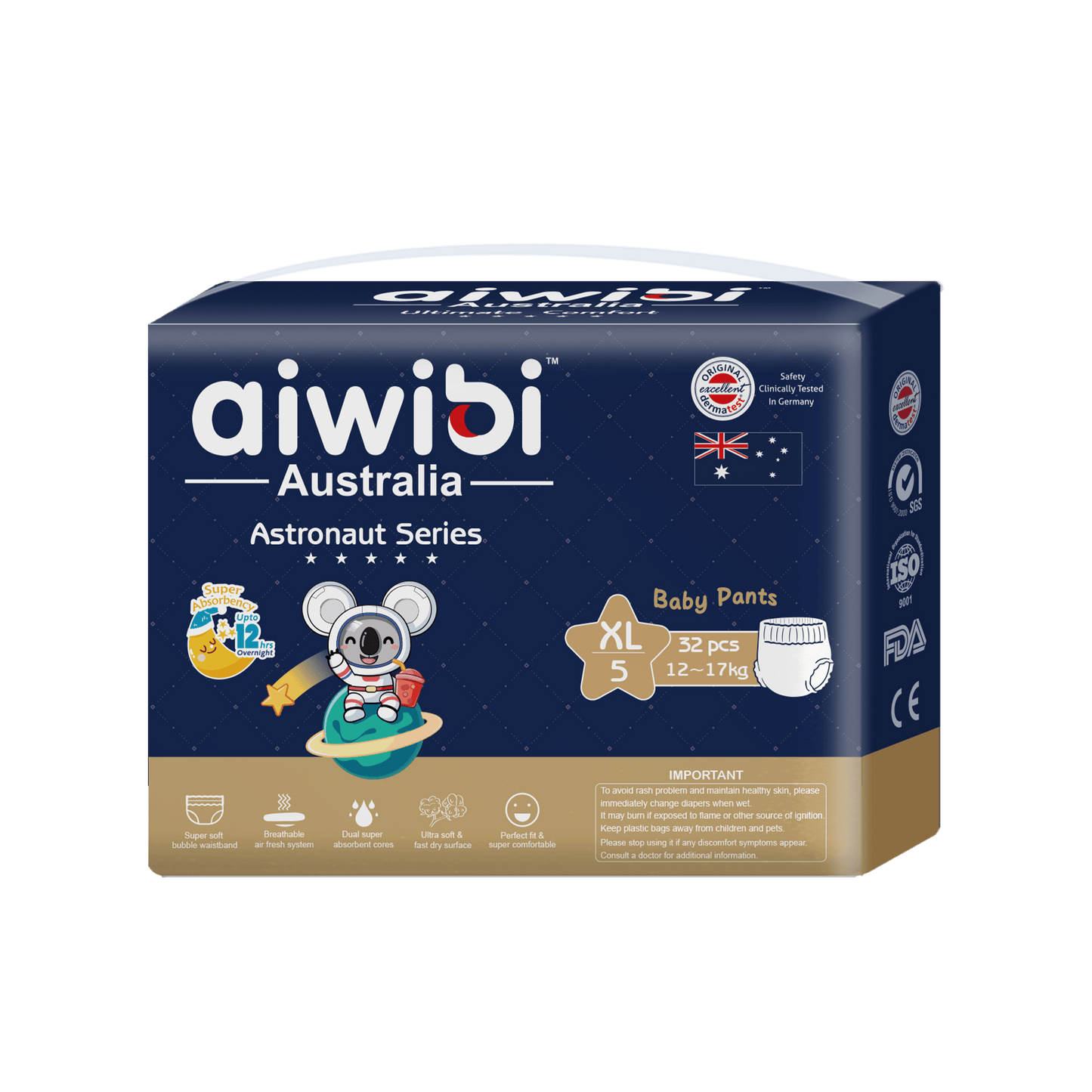 Astronaut Series Premium Disposable Baby Pants Size XL(extra-large)