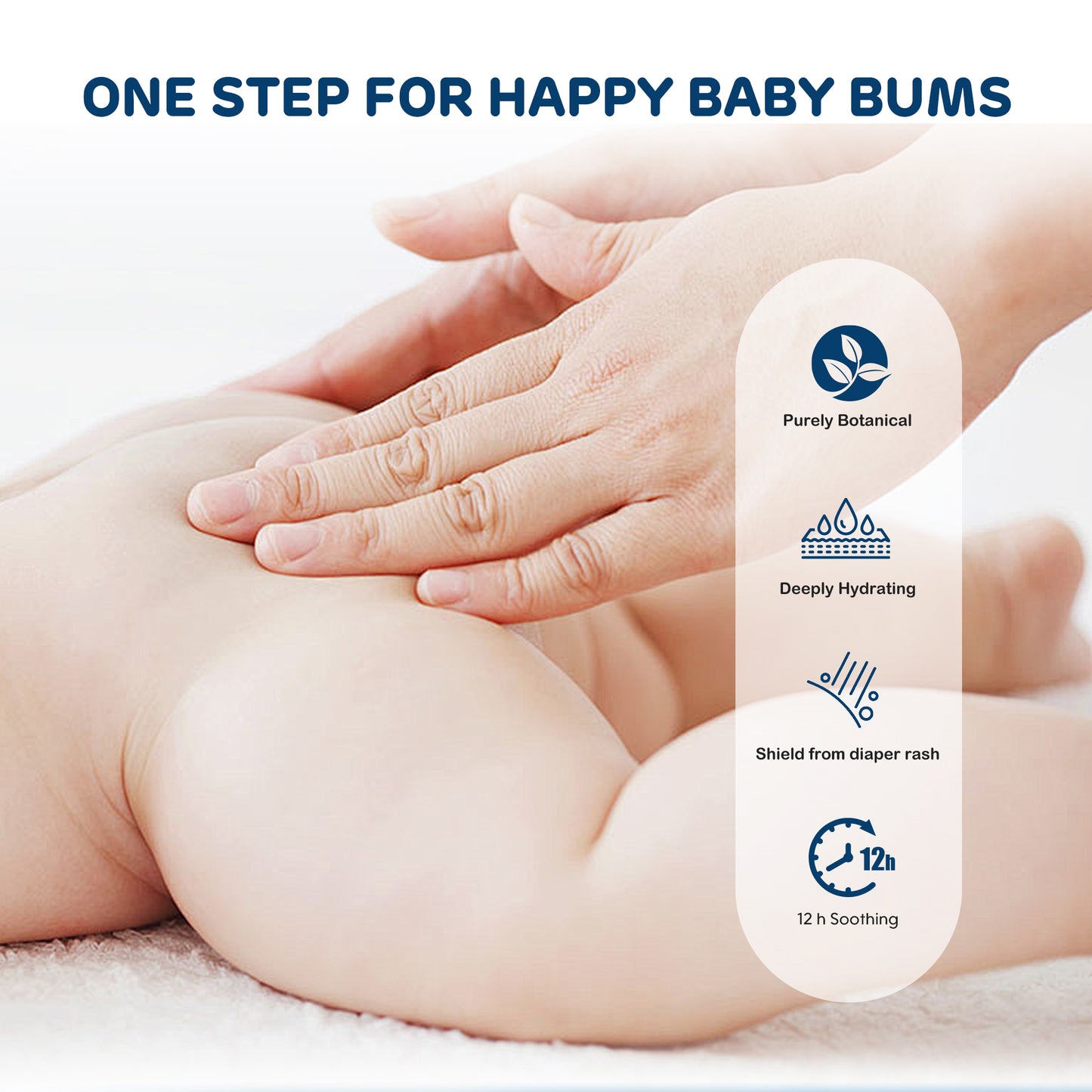 A mother lovingly applies Aiwibi nappy rash cream.