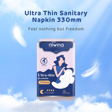 Ultra Thin Sanitary Napkin 330mm Overnight