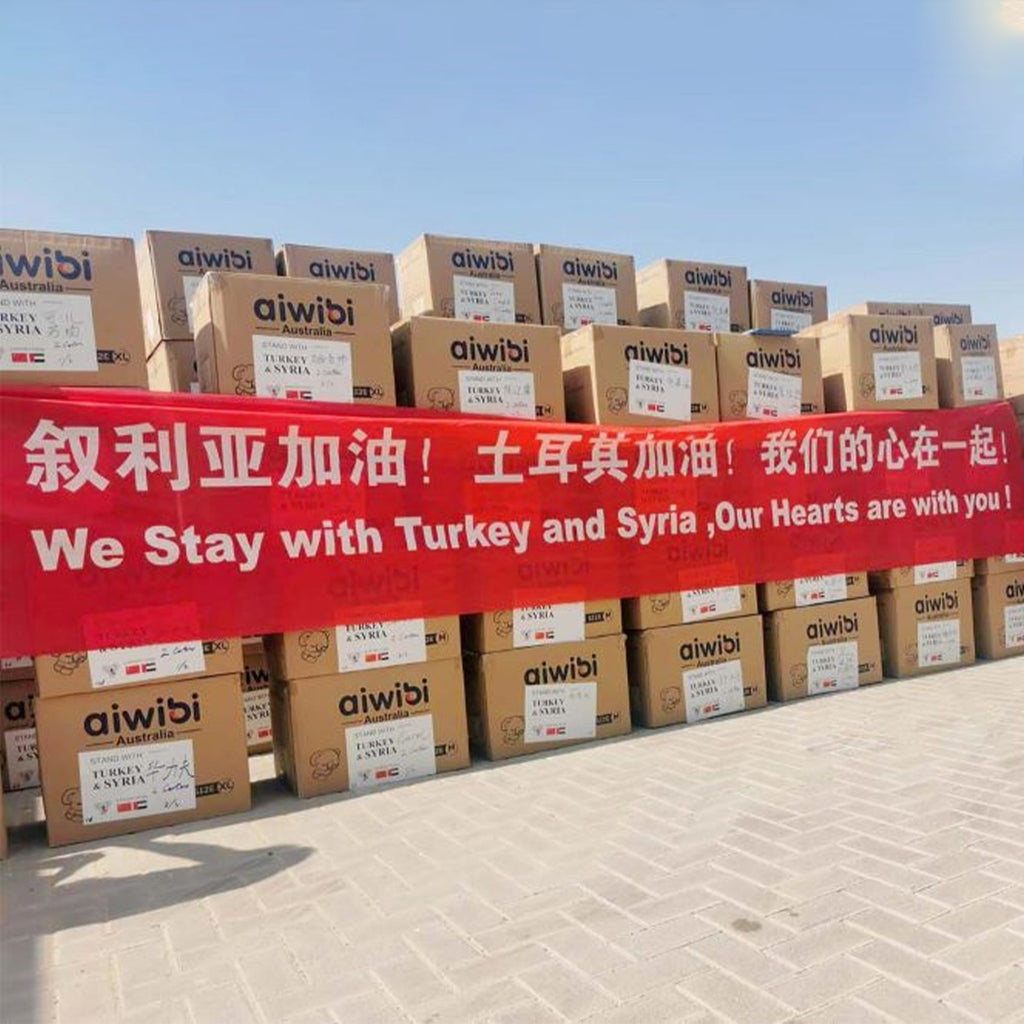 Aiwibi Teams Up with Generous Donors to Provide Relief Supplies to Earthquake-Affected Regions in Turkey and Syria