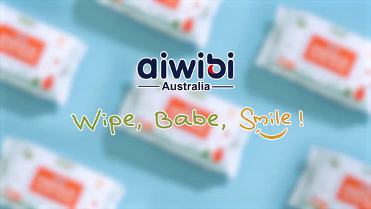 AIWIBI NEW BABY WET WIPES--PAPAYA Water Wipes