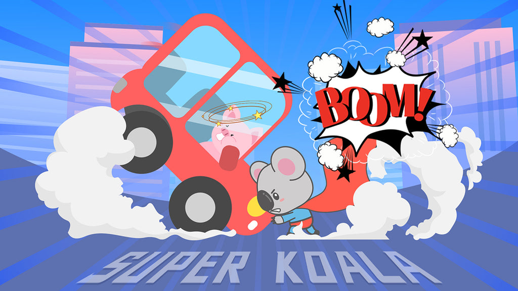 AIWIBI STORY (II) -- Little Koala 's Superman Dream