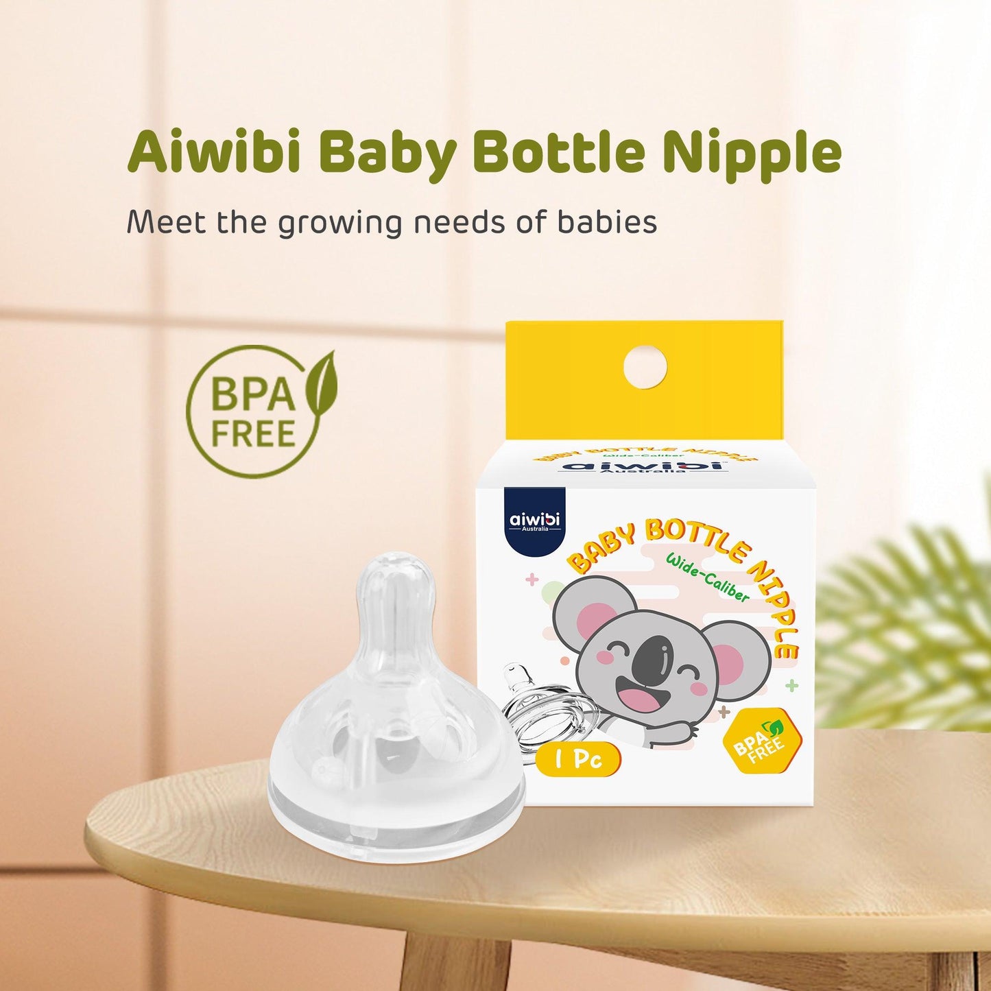 Baby Bottle Nipple S/M/Y/十（0-12Months）