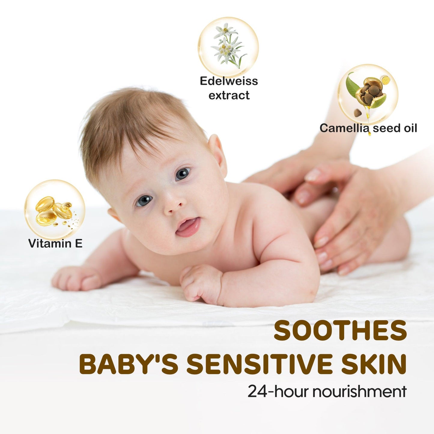 Baby Body Lotion Soothes Baby's Sensitive Skin