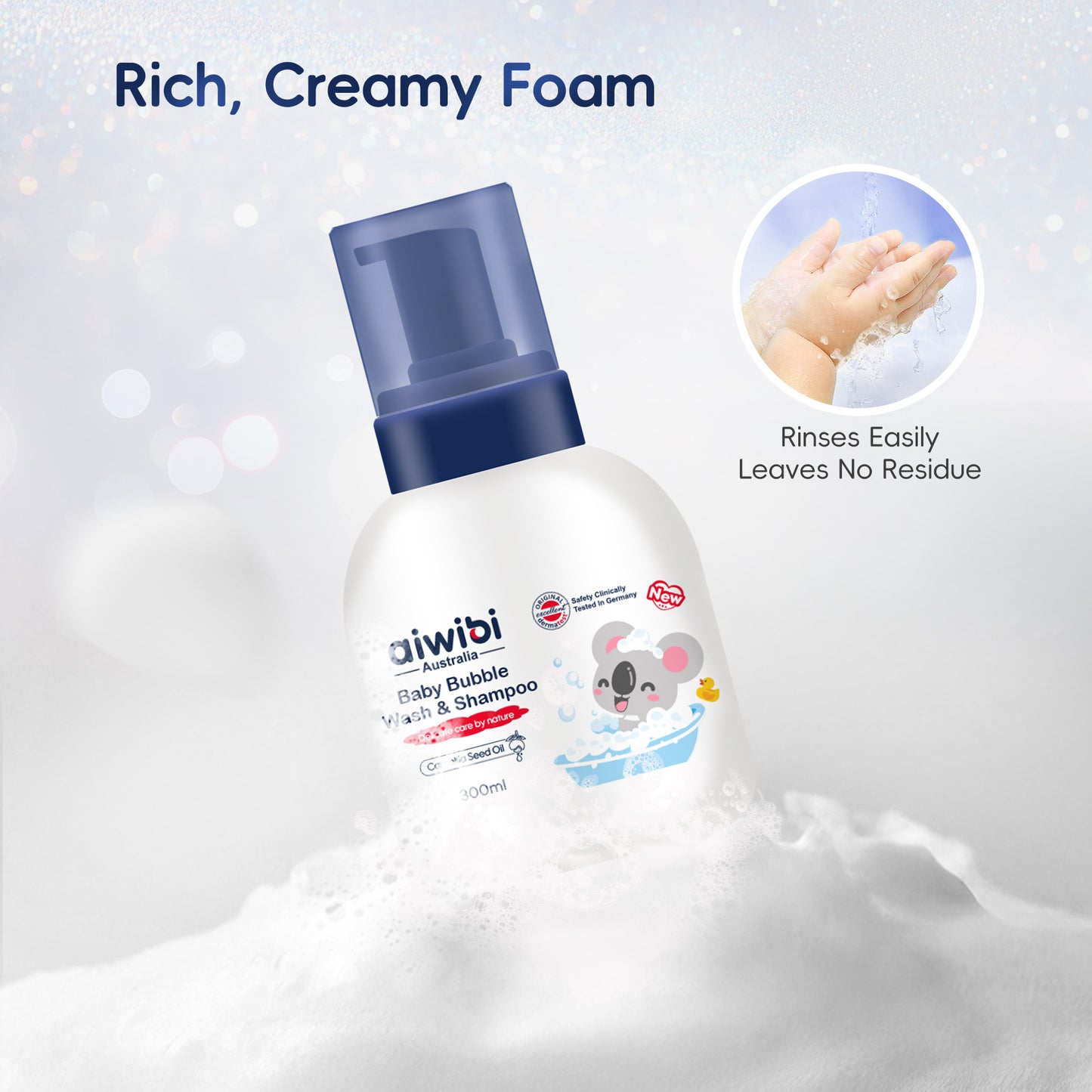Baby Bubble Wash and Shampoo