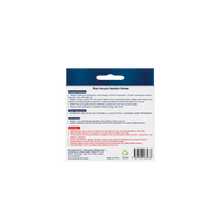 Baby Mosquito Repellent Patches Product diagram on the back (with notes)