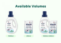 Aiwibi Baby Enzymes Laundry Product Chart in Different Volumes