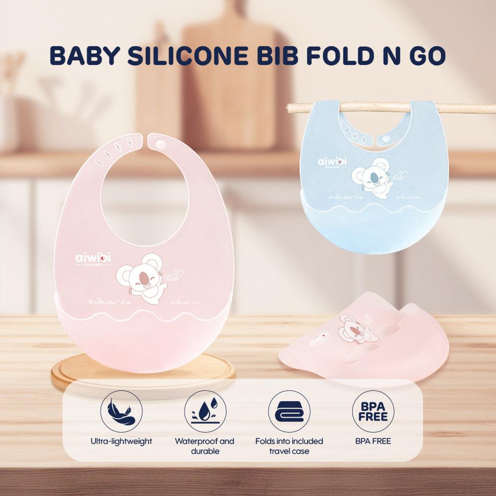 Baby Silicone Bib In-Kind Display