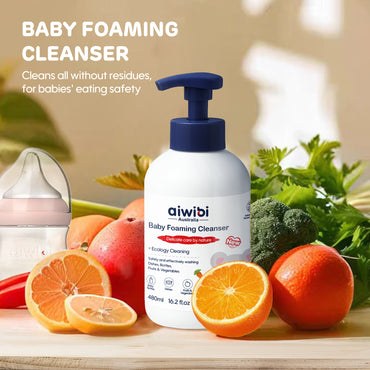 Aiwibi plant-based baby foaming cleanser