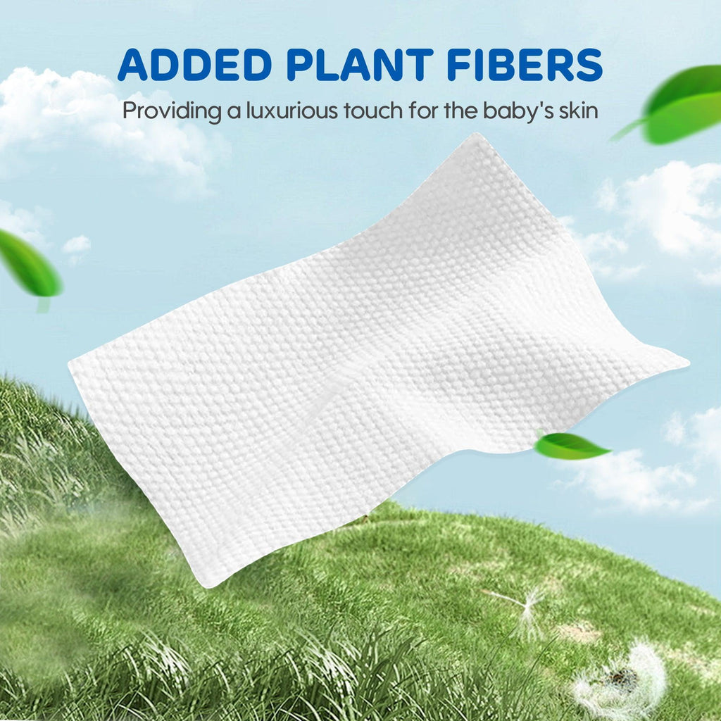 Aiwibi Gentle Soft Wipes Added Plant Fibers