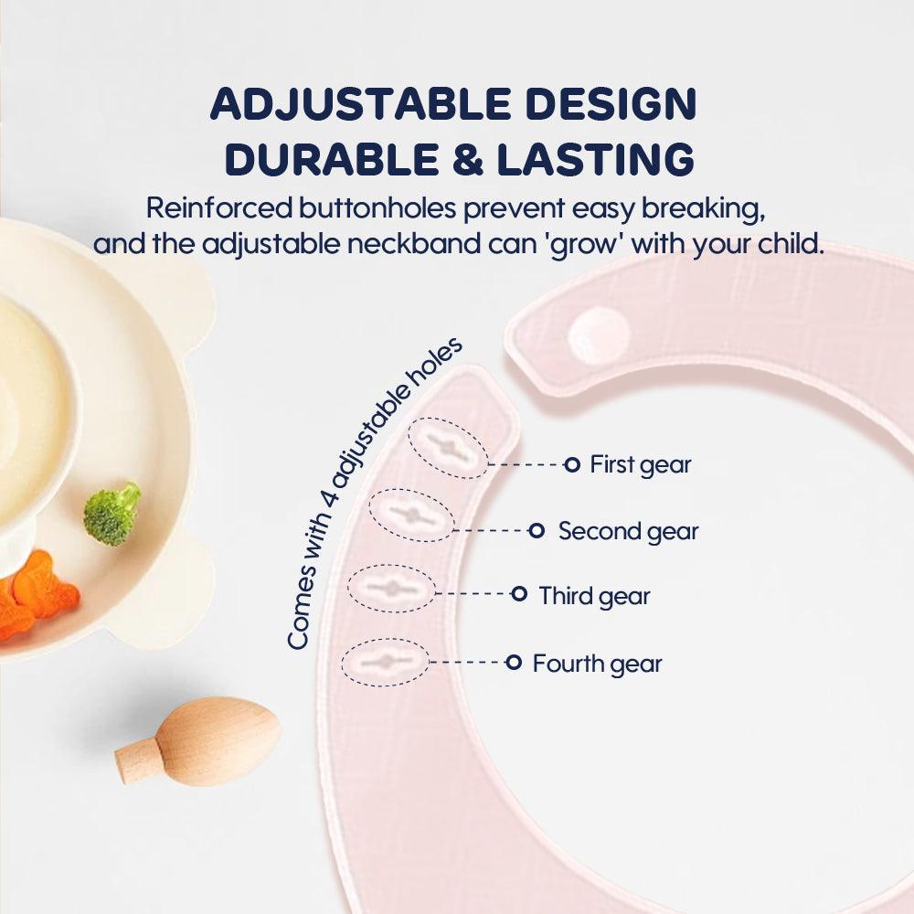 Baby Silicone Bib Fold N Go : Durable & Lasting