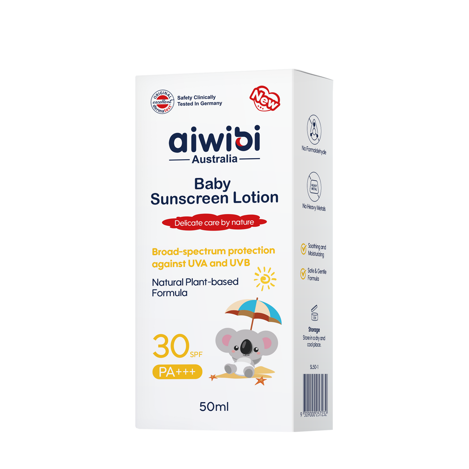 Aiwibi Baby Sunscreen, the trusted choice for protecting your baby's sensitive skin from the sun.