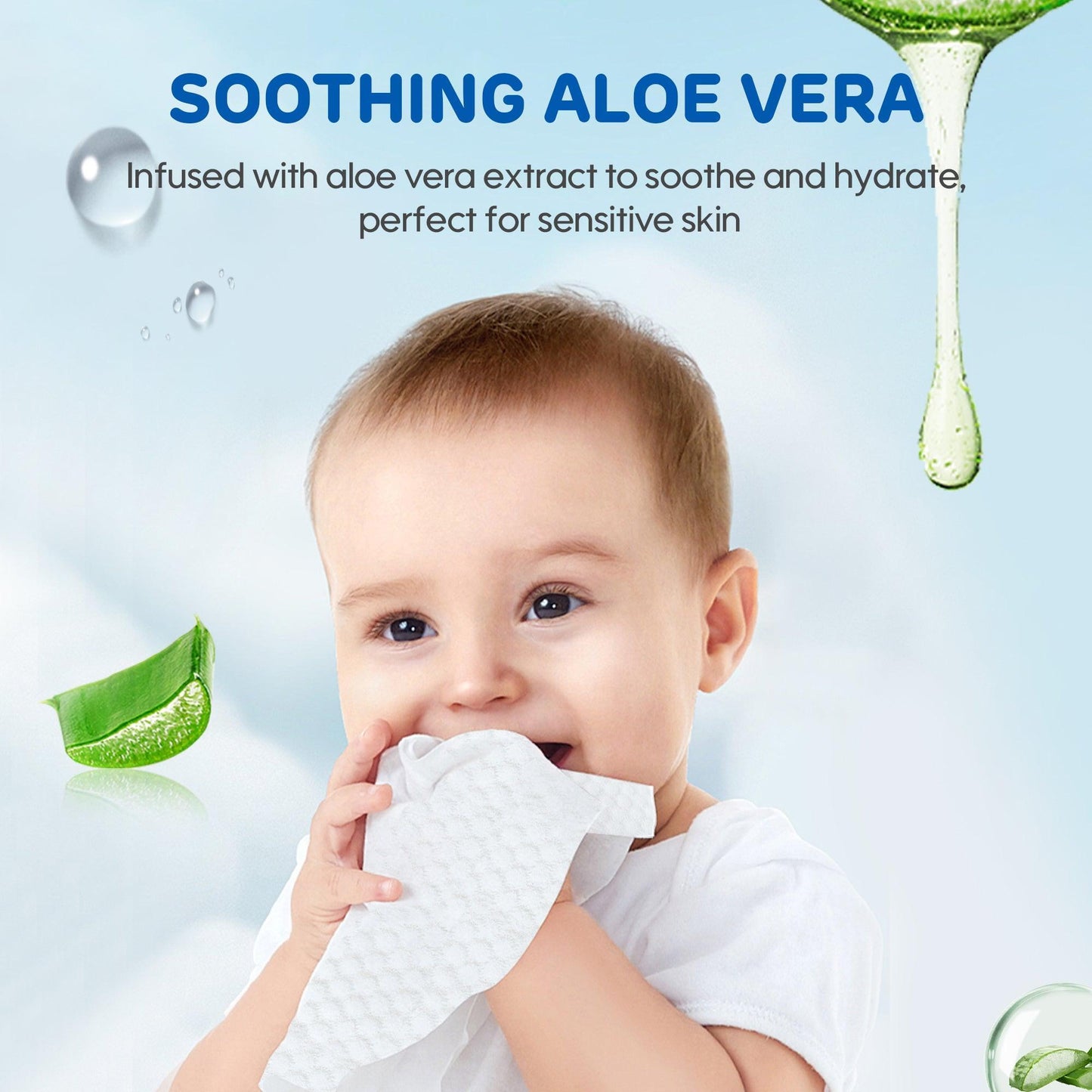 Aiwibi Gentle Soft Wipes for Baby Sensitive Skin