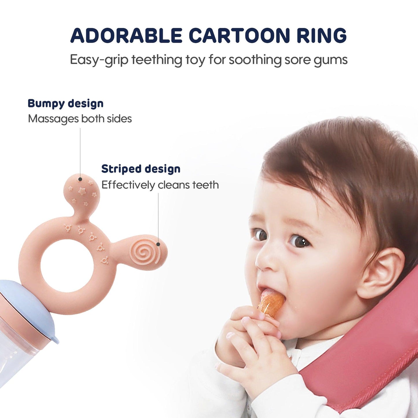 Baby Fresh Fruit Feeder for soothing sore gums