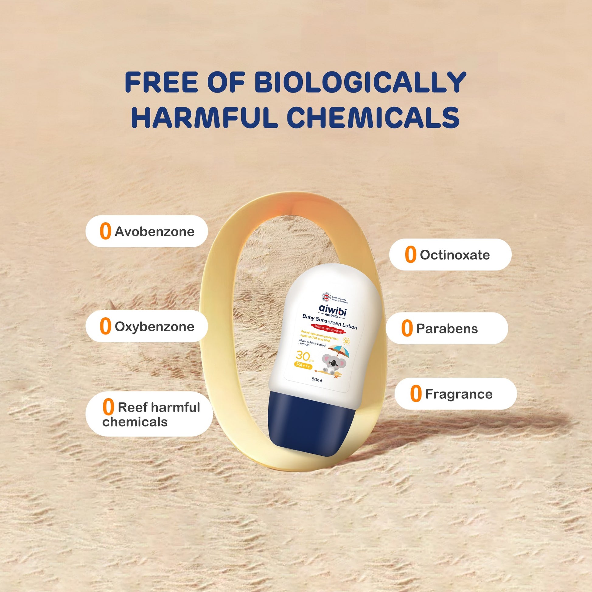 Keep your precious baby safe under the sun with Aiwibi Baby Sunscreen Lotion, formulated for their delicate skin.