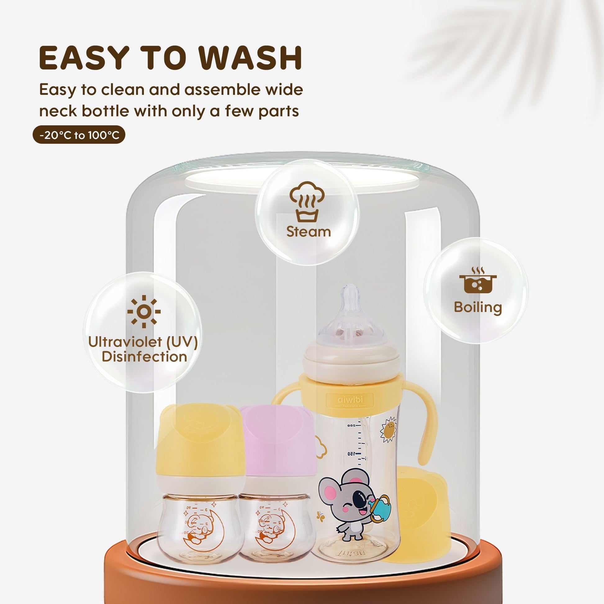 Aiwibi Tritan 120 ml bottle cleaning method