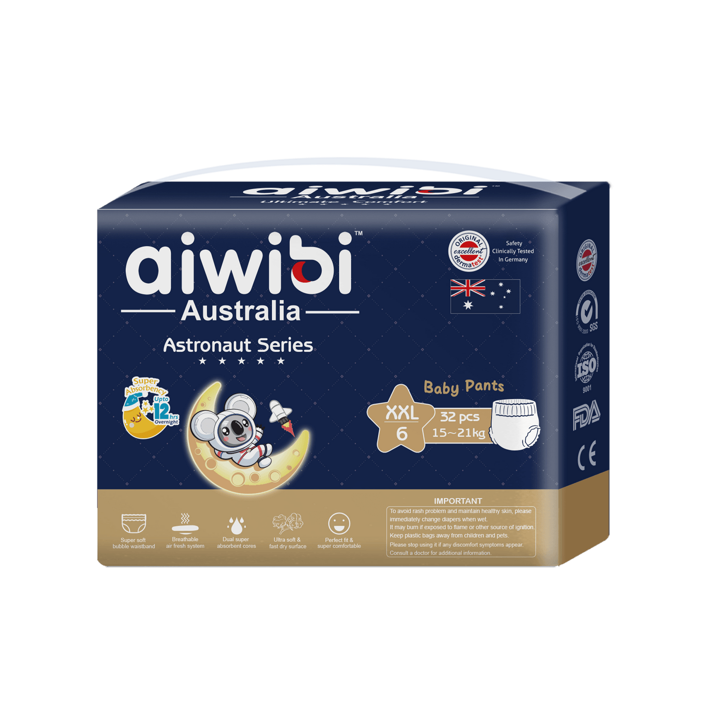 Astronaut Series Premium Disposable Baby Pants Size XXL