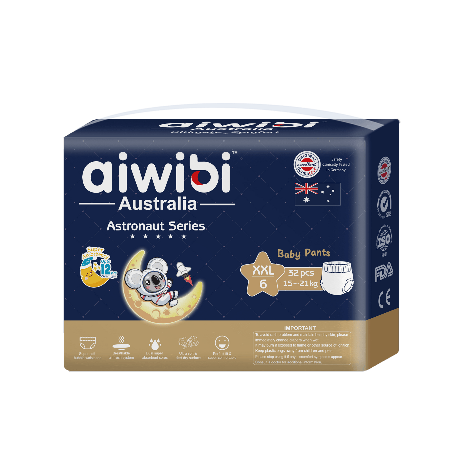 Astronaut Series Premium Disposable Baby Pants Size XXL