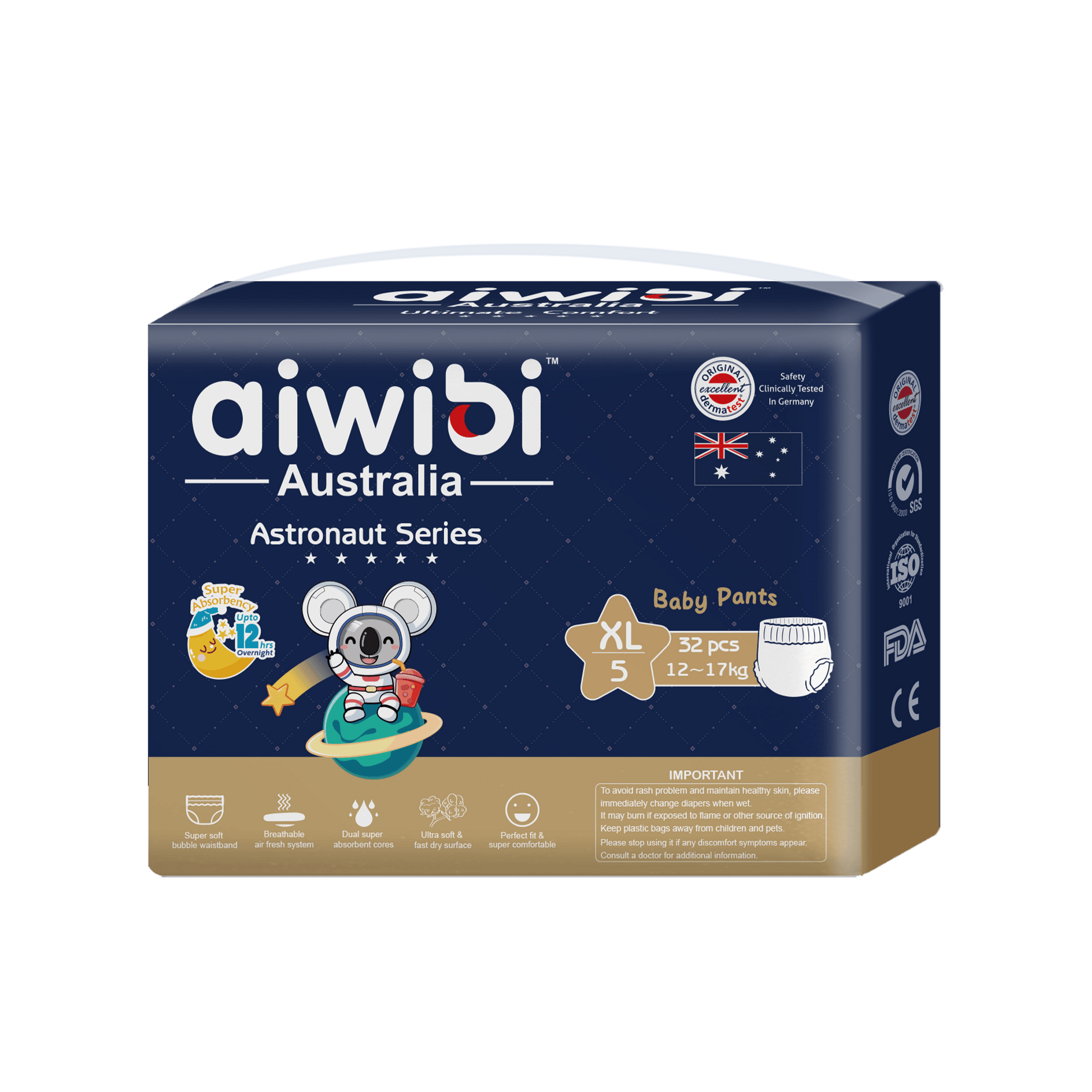 Astronaut Series Premium Disposable Baby Pants Size XL(extra-large)