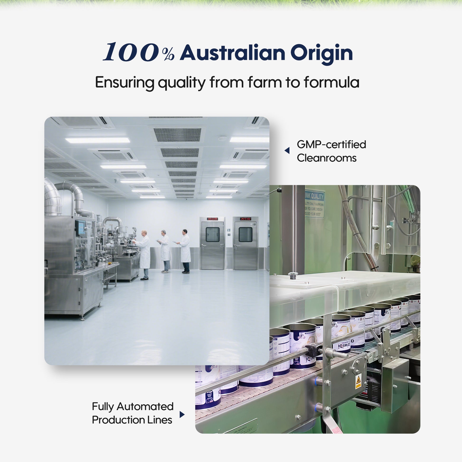 Production Environment for Aiwibi Formula Milk