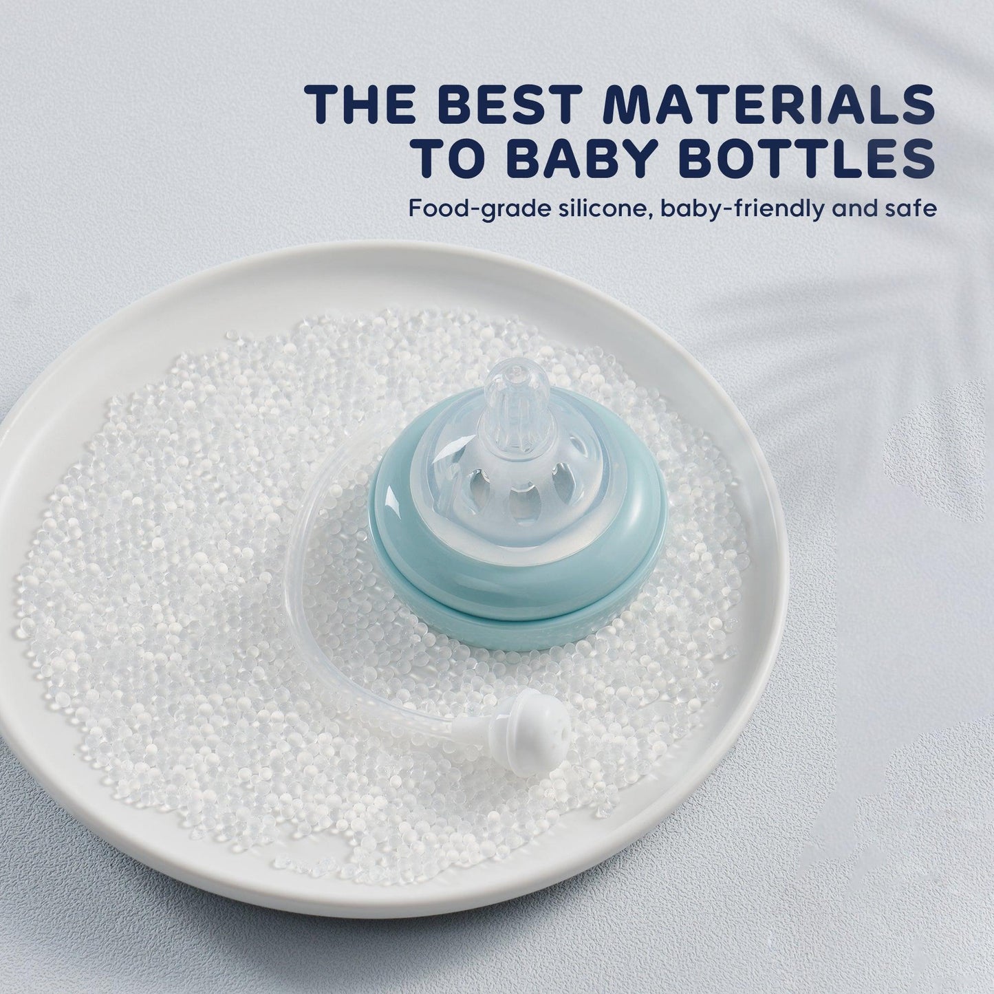 Aiwibi PPSU Baby Feeding Bottle made of 100% food-grade silicone