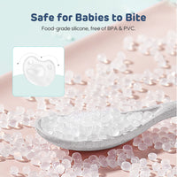 Aiwibi pacifier supporting healthy oral development at night.