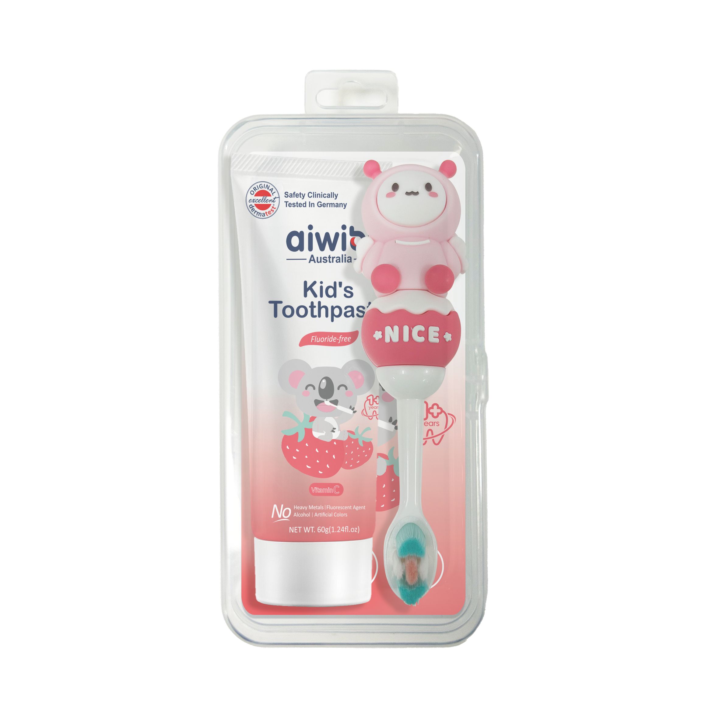 Baby Toothbrush & Toothbrush Set(strawberry)