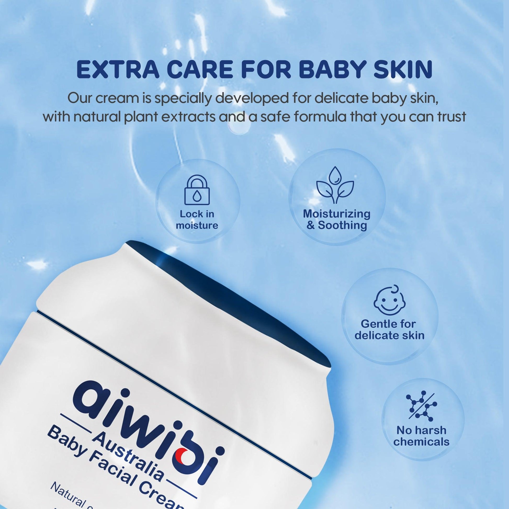 Aiwibi Baby Facial Cream: Specially Formulated for Delicate Baby Skin