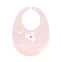 Baby Silicone Bib Fold N Go Product Image Pink