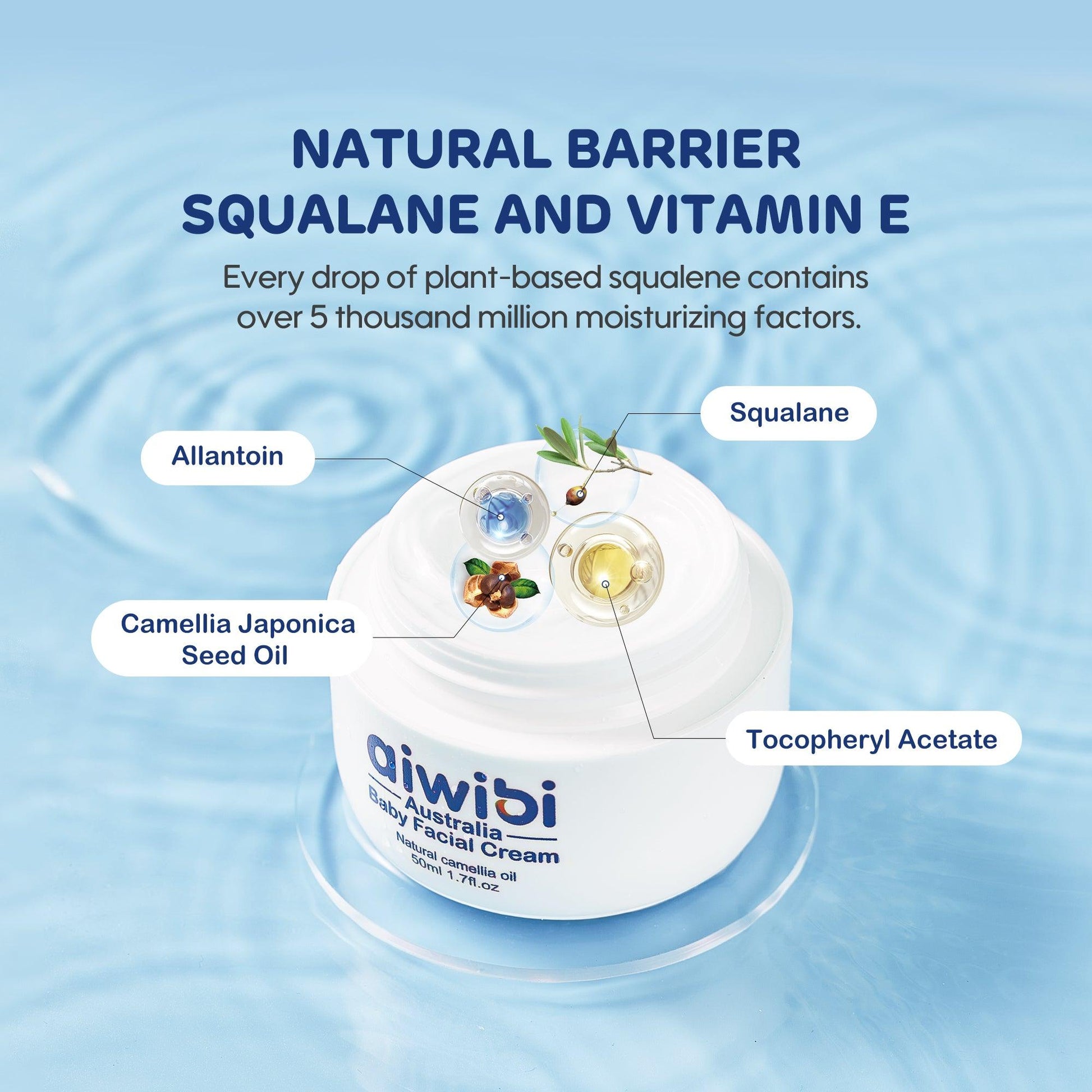 Aiwibi Baby Facial Cream: Long-lasting Hydration with gentle, nourishing ingredients