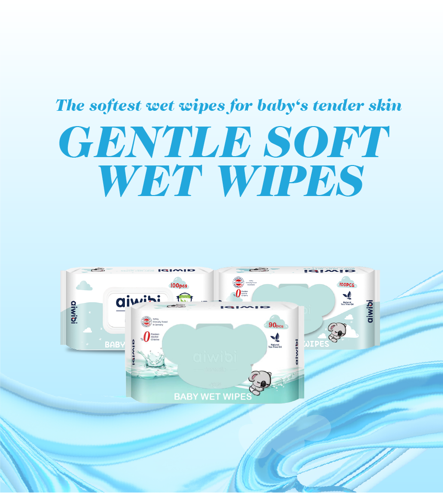 Gentle Soft Baby Wet Wipes Mobile Banner