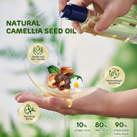 Natural Camellia Seed Oil in Aiwibi Baby Oil – Rich in Fatty Acids for Skin Barrier Repair